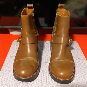 Coach Brown Ankle Boots